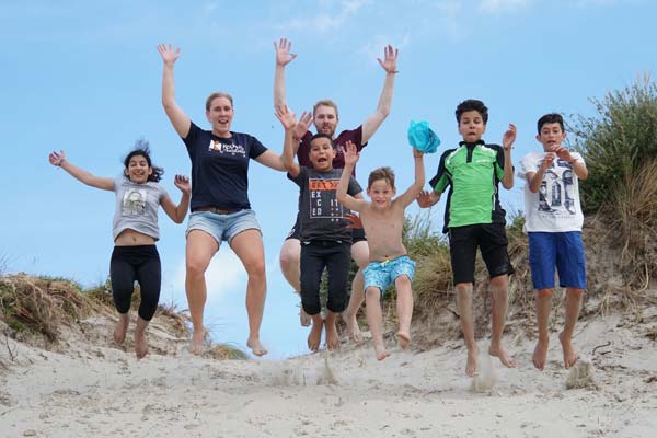 Ferienfreizeit der Kolpingjugend Unna auf der Insel Schiermonikoog in den Niederlanden